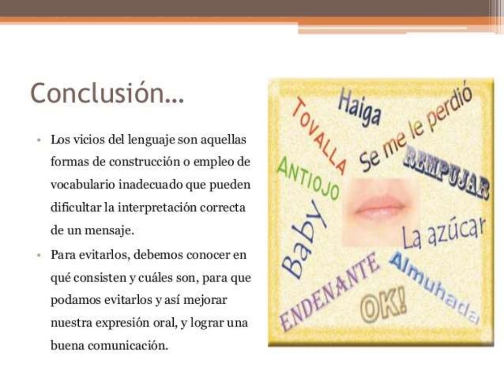 Mapa conceptual de los Vicios de dicción y Construcción