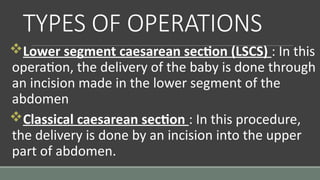 CESAREAN SECTION (CS).pptx. PRESENTED BY ; MS. ANKITA LAL, ASSISTANT ...