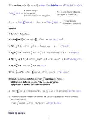 Regla de Barrow
3
