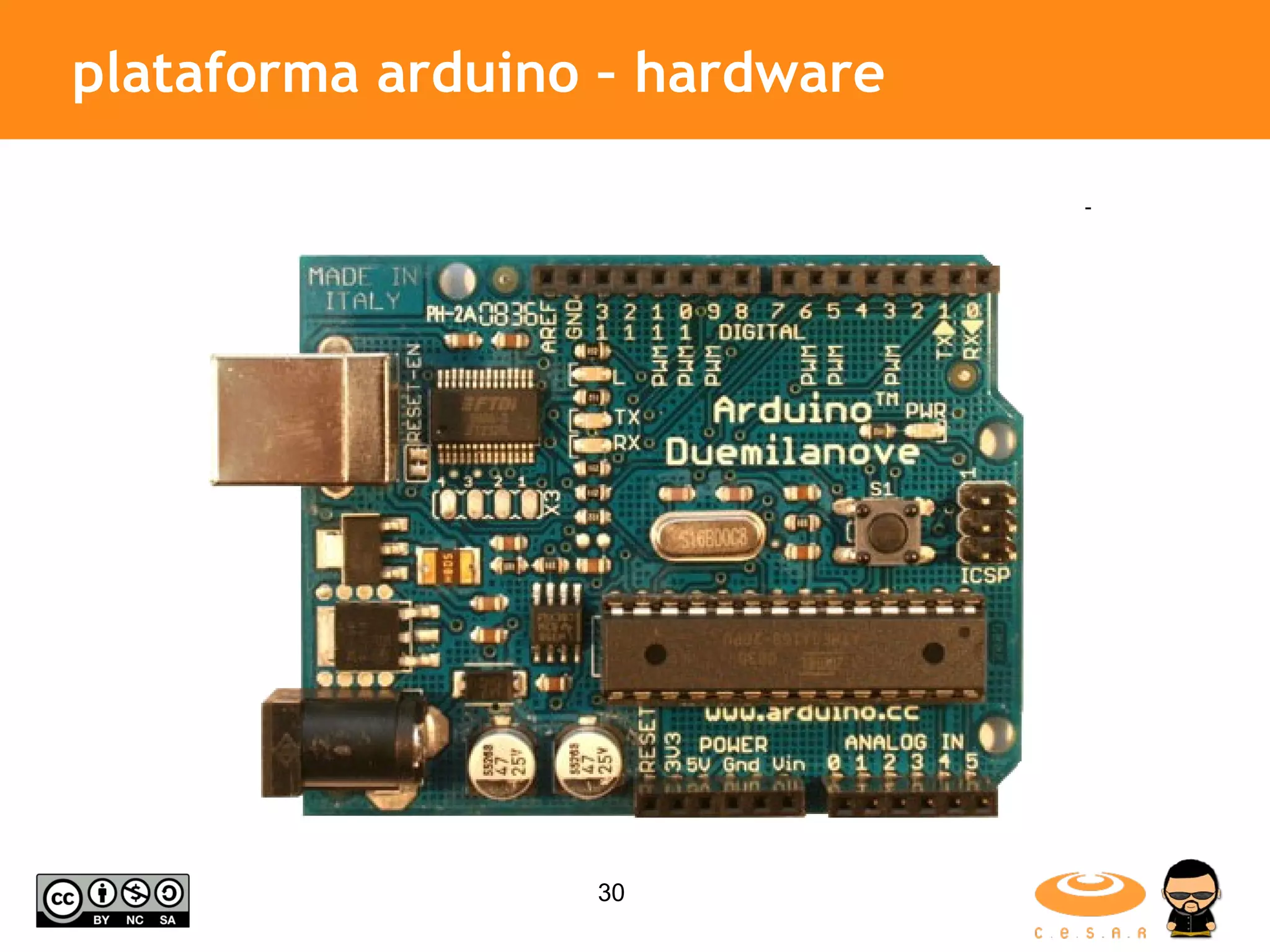plataforma arduino – hardware 