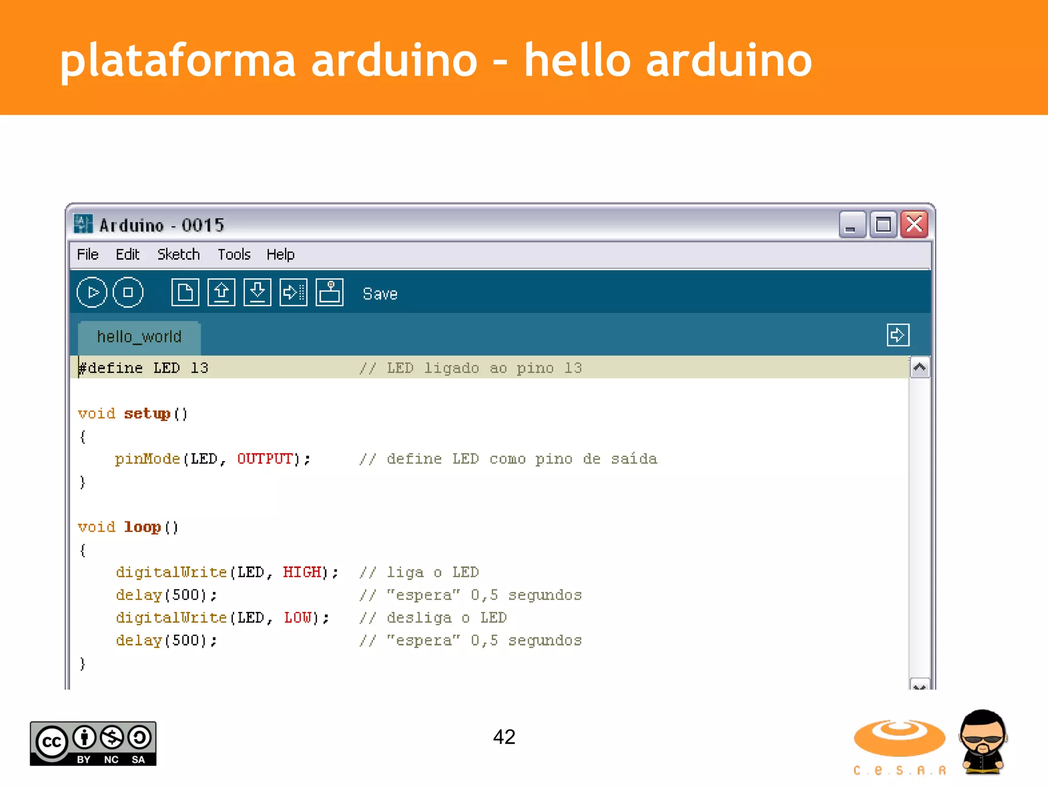 plataforma arduino – hello arduino 