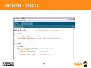 sensores - prática 