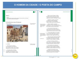 Português 11.º ano
O HOMEM DA CIDADE / O POETA DO CAMPO
 