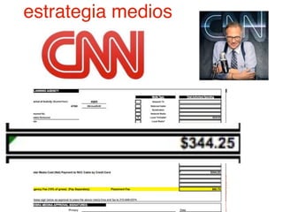 estrategia medios
 