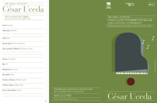 Bases del VIII Premio César Uceda