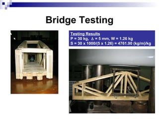 CES Bridge Building Rules & Tips 2010 | PPT