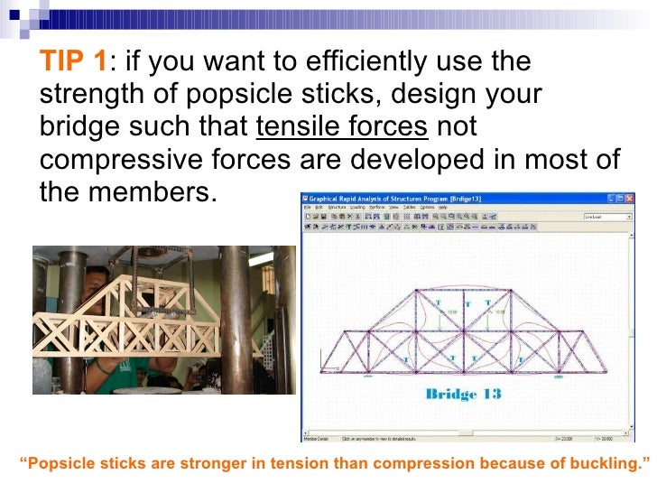 CES Bridge Building Rules & Tips 2010