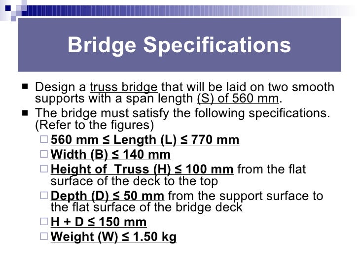 CES Bridge Building Rules & Tips 2010