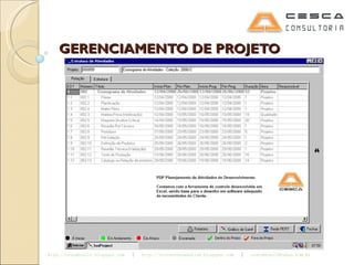 GERENCIAMENTO DE PROJETO 