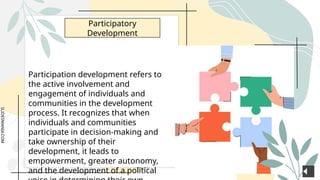Participation Development CESC_COMMUNITY ACTION PLAN , a community engagement about student | PPTX