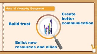 Overview on Community Engagement, Solidarity and Citizenship