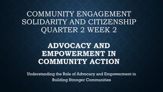 CESC Q2 W2 PPT COMMUNITY ENGAGEMENT GR12 | PPTX