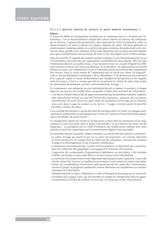 Ceser Aquitaine - rapport - la révolution numérique dans les secteurs d'activités économiques de l'aquitaine impacts, enjeux, valeur ajoutée - octobre 2015