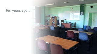 Ten years ago…
 