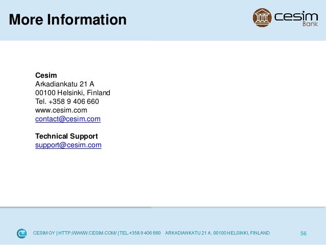 Cesim Bank Banking And Financial Services Management