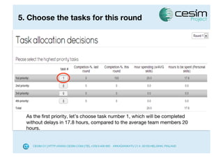 Cesim Project Project Management Simulation Game Guide Book | PDF