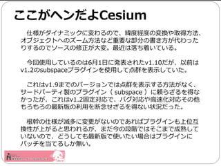 إCesium
˘ʥߥåˉΤǡȽUȤΉQȡ÷
֥ȤؤΥ`෽ʤҪʲ֤Εä
ꤹΤǥ`䡣ŤƤ롣
ʹäƤΤ61դ˰k줿v1.10ǰ
v1.2subspaceץ饰ʹäƵȺʾƤ
v1.9ޤǤΥЩ`ǤϵȺʾ뷽ʤ
`ɥѩ`ƥuΥץ饰 subspace m餶ä
äv1.2̶ǡХٻꤽ
°ääʤ״rä
֤˘ˉʤΤǤХץ饰λ
QԤϤ˼뤬ޤζAǤϤޤǳ줷
ʤΤǡɤƤ°ʹϤϥץ饰
ѥå򵱤Ƥ뤷o
 