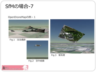SfMΈ-7
OpenDroneMap
Fig.1 ûzE
Fig.2 ͥ@
Fig.3 ך¥
 