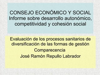 Publico Privado en Sanidad | PPT