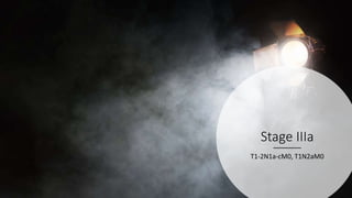 Stage IIIa
T1-2N1a-cM0, T1N2aM0
 