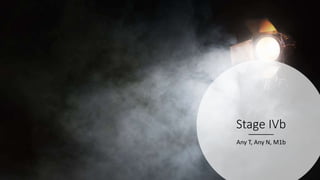 Stage IVb
Any T, Any N, M1b
 