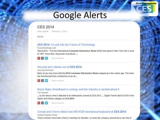 Google Alerts
07/02/2014 7
 