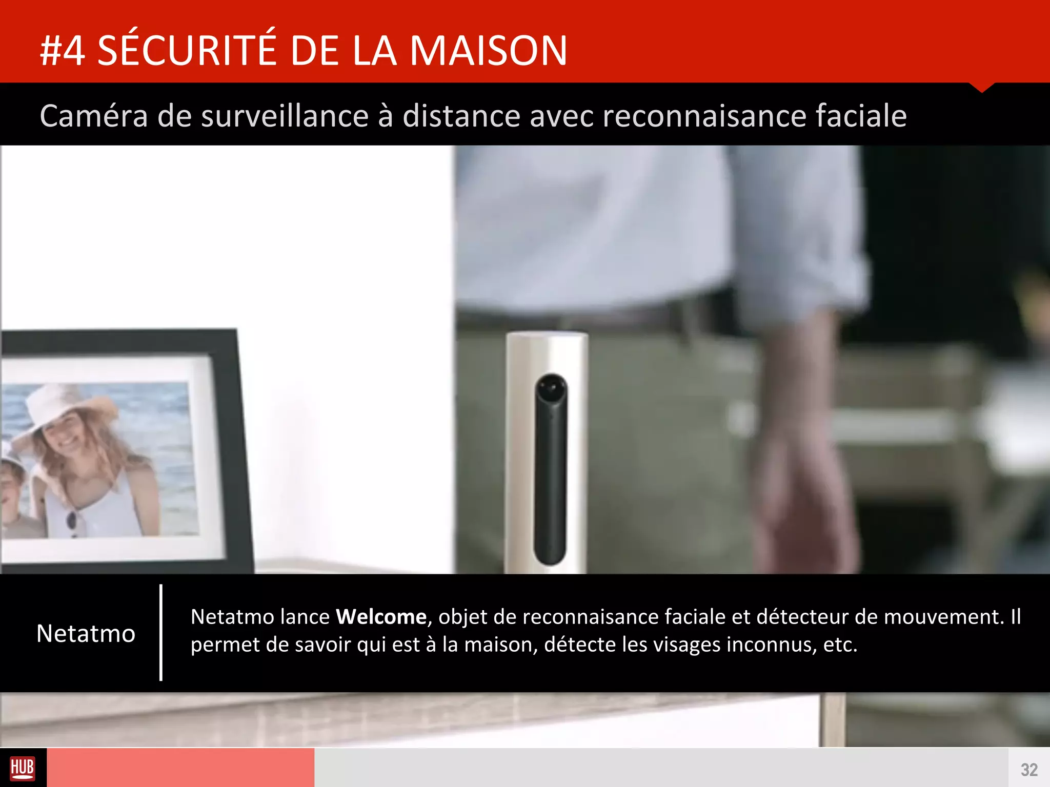 Analyse des Tendances du CES 2015HUB REPORT
Parrot lance le pot de feur connecté
#3. CONFORT DE LA MAISON
32
 