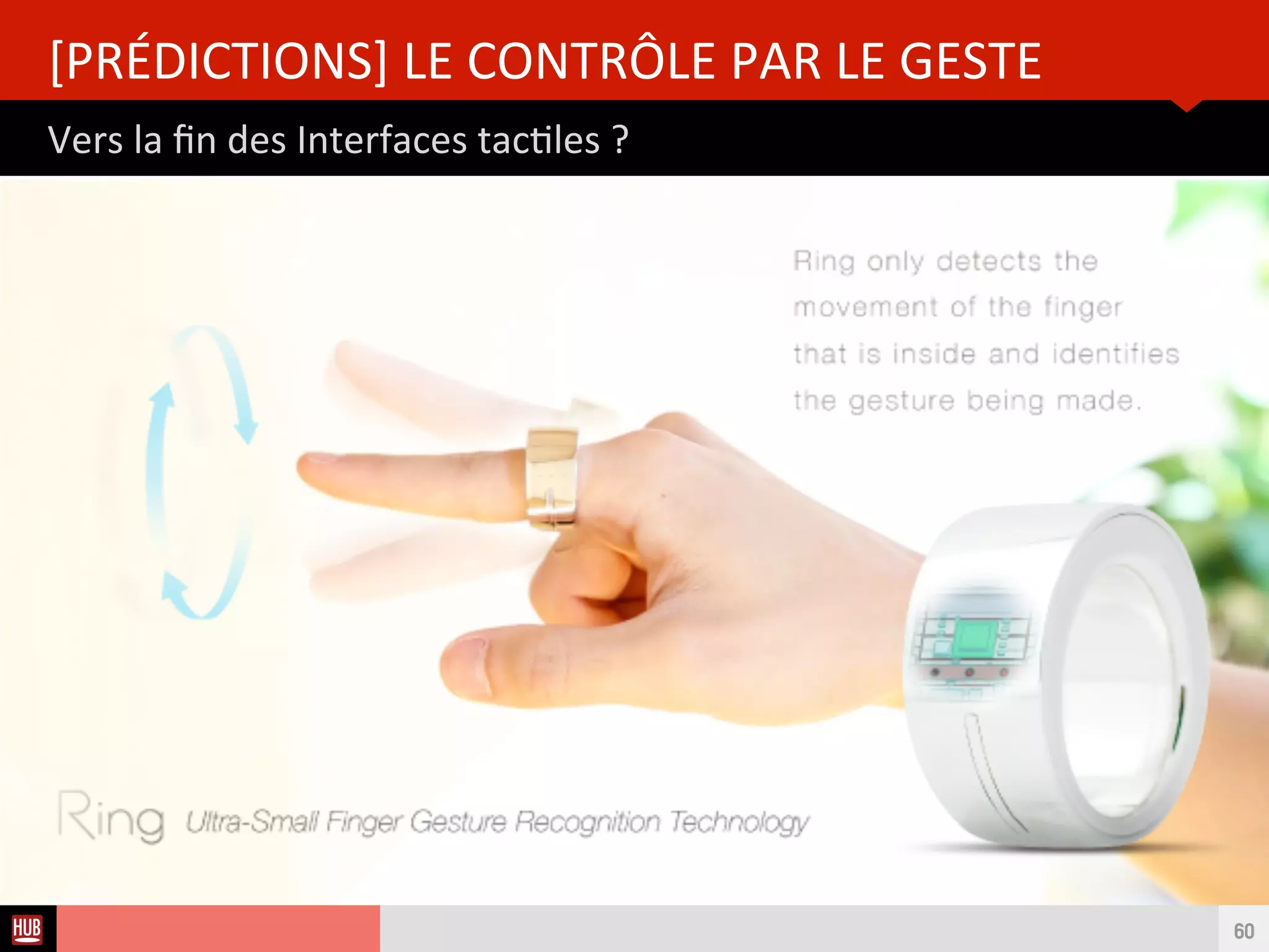 Analyse des Tendances du CES 2015HUB REPORT
Ex : le français Myfox et IFTTT
[TENDANCES] L’INTEROPERABILITÉ
60
 