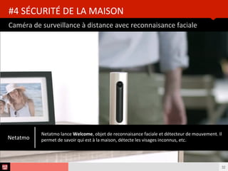 Analyse des Tendances du CES 2015HUB REPORT
Parrot lance le pot de feur connecté
#3. CONFORT DE LA MAISON
32
 