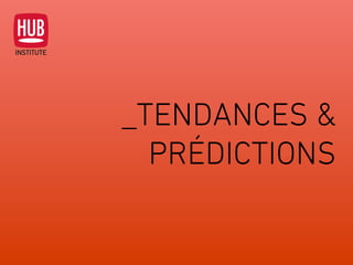Analyse des Tendances du CES 2015HUB REPORT
Withings vous donne la mesure de votre heure biologique
#6 FASHION
46
Actvity pop
La startup a annoncé au CES la sorte prochaine de la version low
cost de sa montre connectée : Actvity Pop. Elle permet de
rassembler des datas sur les usages et profls type des possesseurs.
Withings
 