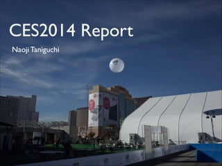 CES2014 Report
Naoji Taniguchi

 
