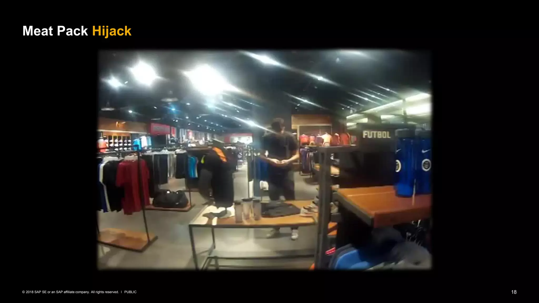 18PUBLIC© 2018 SAP SE or an SAP affiliate company. All rights reserved. ǀ
Meat Pack Hijack
 