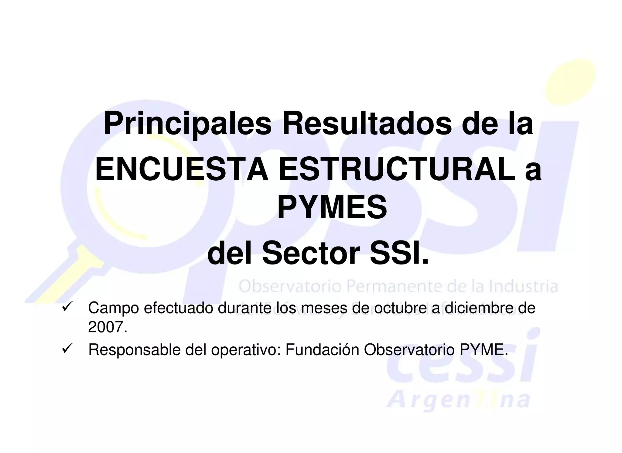 Cessi - Datos De La Industria - 17-06-2008