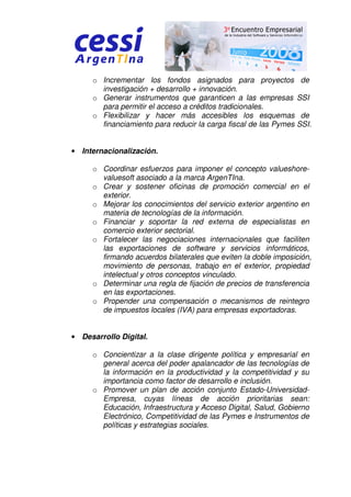 Cessi   Declaracion De Mar Del Plata 2008