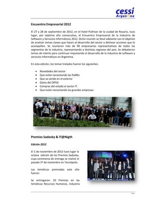 CESSI: Memoria 2012-2013 Slide 105