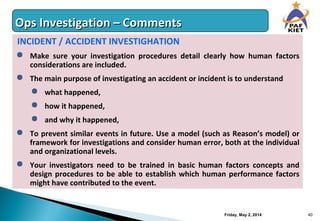 Cessna air crash (with animated simulation) Human Factor Aspects, ATSB ...