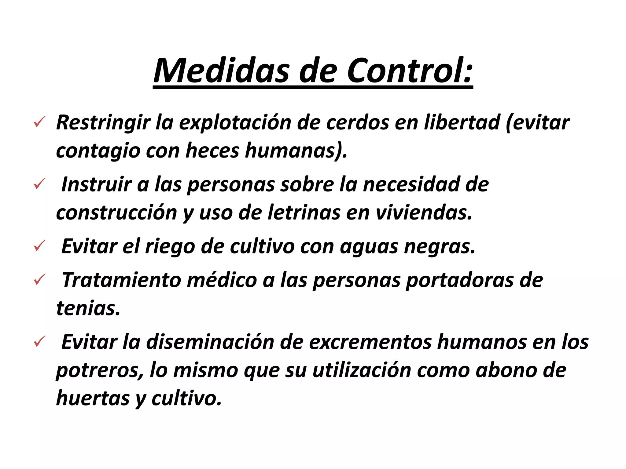 TENIOSIS DE AVESDavainidae: Necrosis (enteritis hemorrágica)Crónicas: disminución crecimientos, emaciación y debilidad.Raillietina: Nódulos (enteritis hiperplasica)Disminución de la productividad y perdida de peso