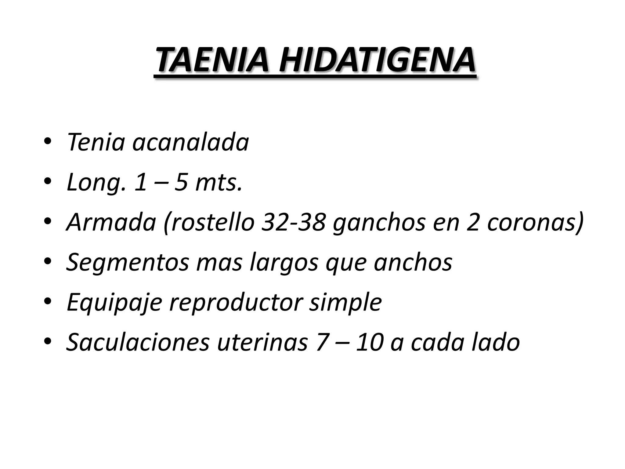  Mal estado de carnes, anemia, edemas, rigidez, tos, disnea.
