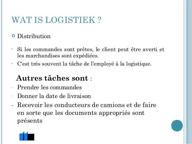 C est quoi la logistique C est quoi la logistique