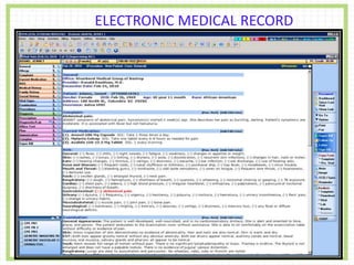 ELECTRONIC MEDICAL RECORD
 