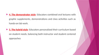 Demonstrator Style Comprehensive Guide to Curriculum Planning, Assessment, and Effective ...