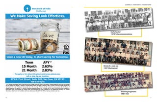 CETAA | Global Meet 2018 | Silicon Valley CONNECT | EMPOWER | TRANSFORM
46 47
Evolving Engineers
1987 ECE
Brink of a new era
1987 Mechanical
Early Techs!
1979 Telecommunications
 