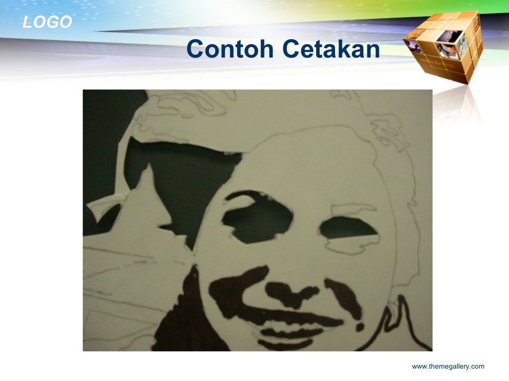  Cetakan stensil 