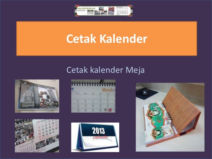 Cetak kalender