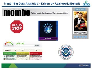 Trend: Big Data Analytics – Driven by Real-World Benefit   INSTANT INTELLIGENCE




8
 