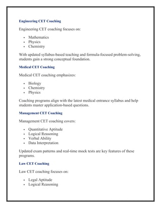 Cet Program Design CET Coaching with Updated Syllabus & Exam Pattern.docx
