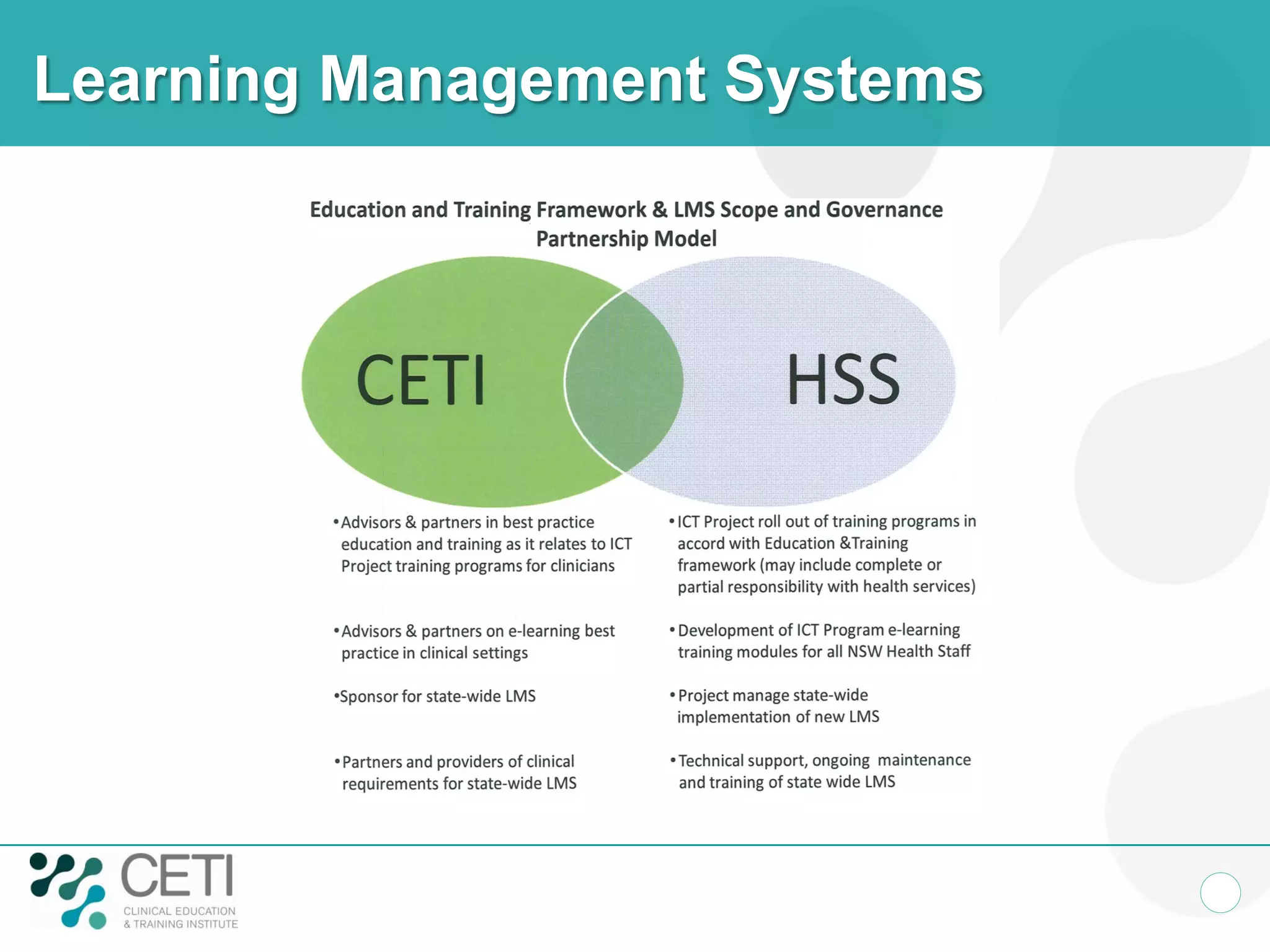 Learning Management Systems
 