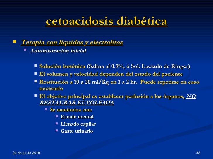 Cetoacidosis diabética Cetoacidosis diabética