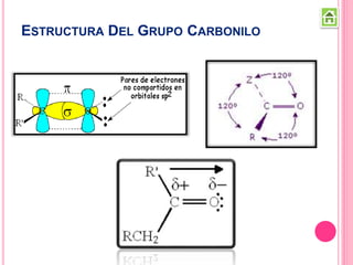 ESTRUCTURA DEL GRUPO CARBONILO
 