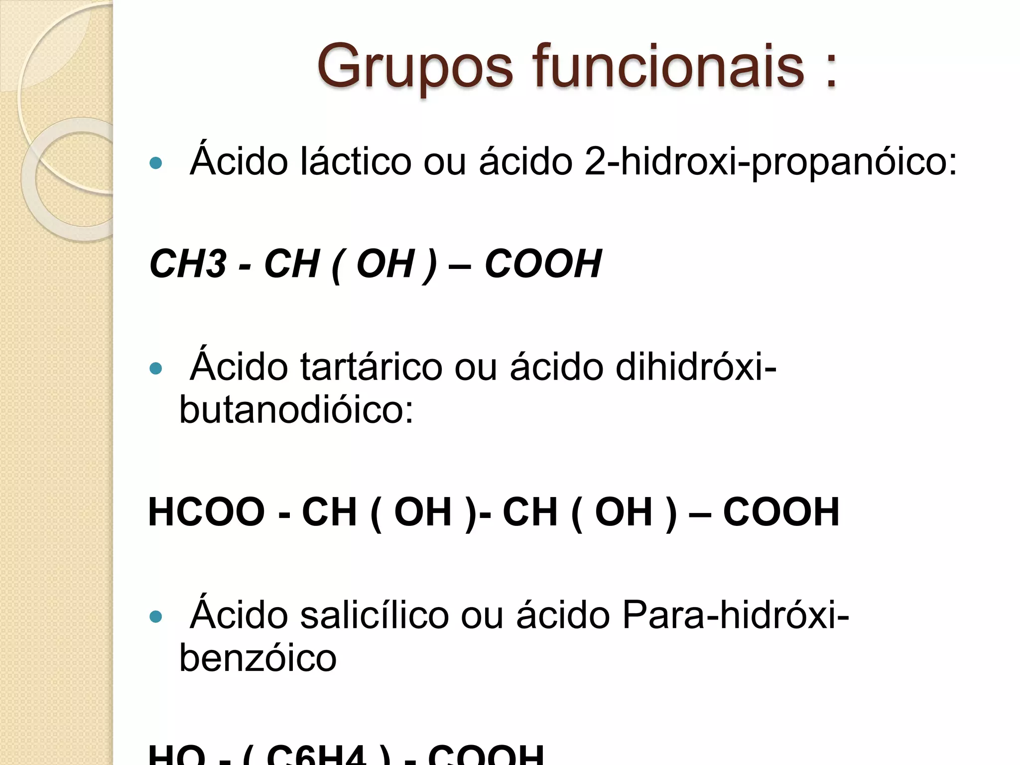 Cetonas e acidos carboxilicos | PPTX